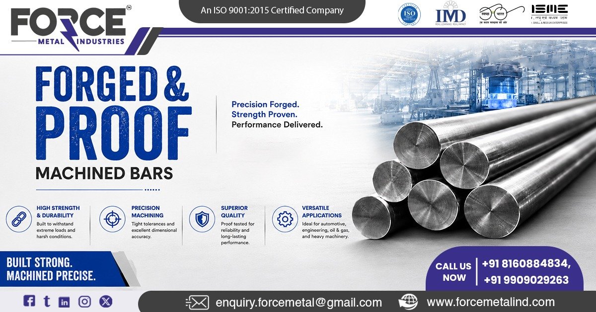 Industrial Forged and Proof Machined Bars in Maharashtra