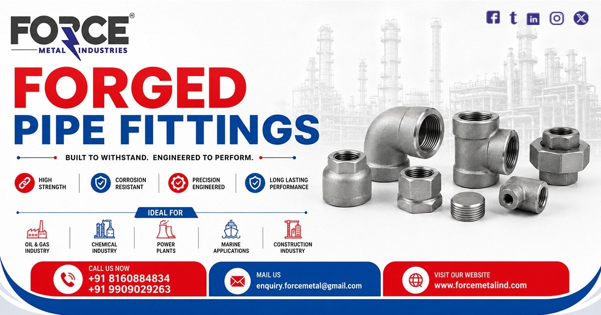 Industrial Forged Pipe Fittings in Rajasthan