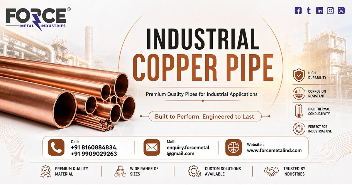Industrial Copper Pipe in Andhra Pradesh