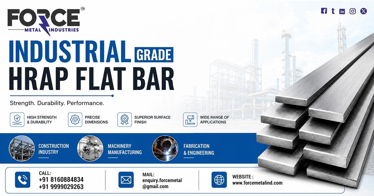 Stainless Steel HRAP Flat Bar in Tamil Nadu