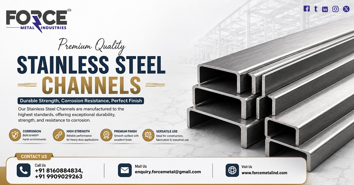 Stainless Steel Channels Supplier in Punjab