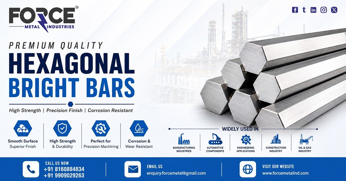 Hexagonal Bright Bars Supplier in Madhya Pradesh