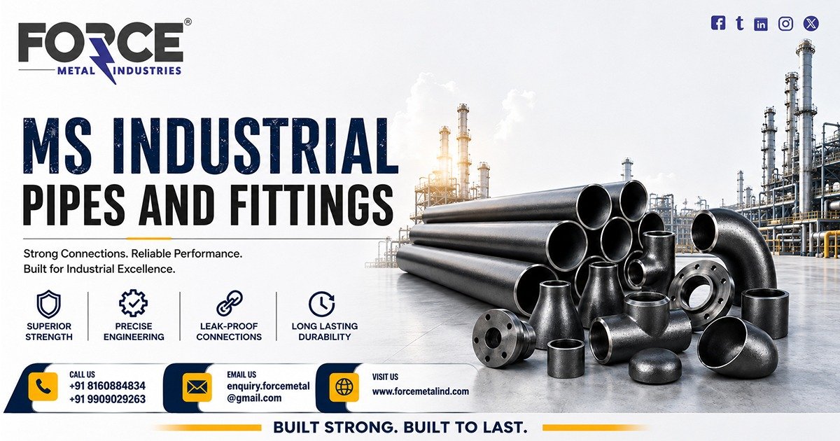 MS Industrial Pipes and Fittings in Bihar