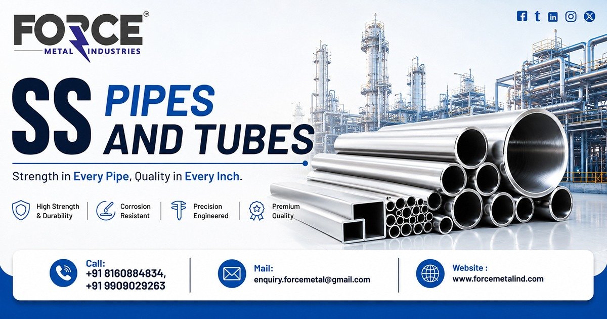 High Quality SS Pipes and Tubes in Tamil Nadu