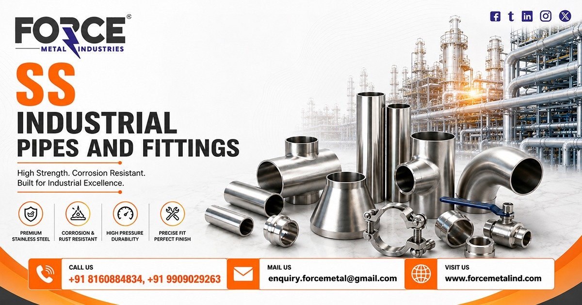 SS Industrial Pipes and Fittings in Chhattisgarh
