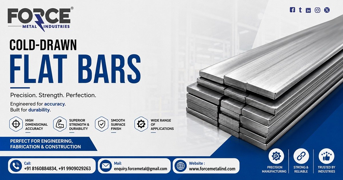 Stainless Steel Cold Drawn Flat Bar in Gujarat