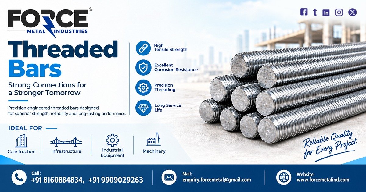 Premium Threaded Bars Supplier in Maharashtra