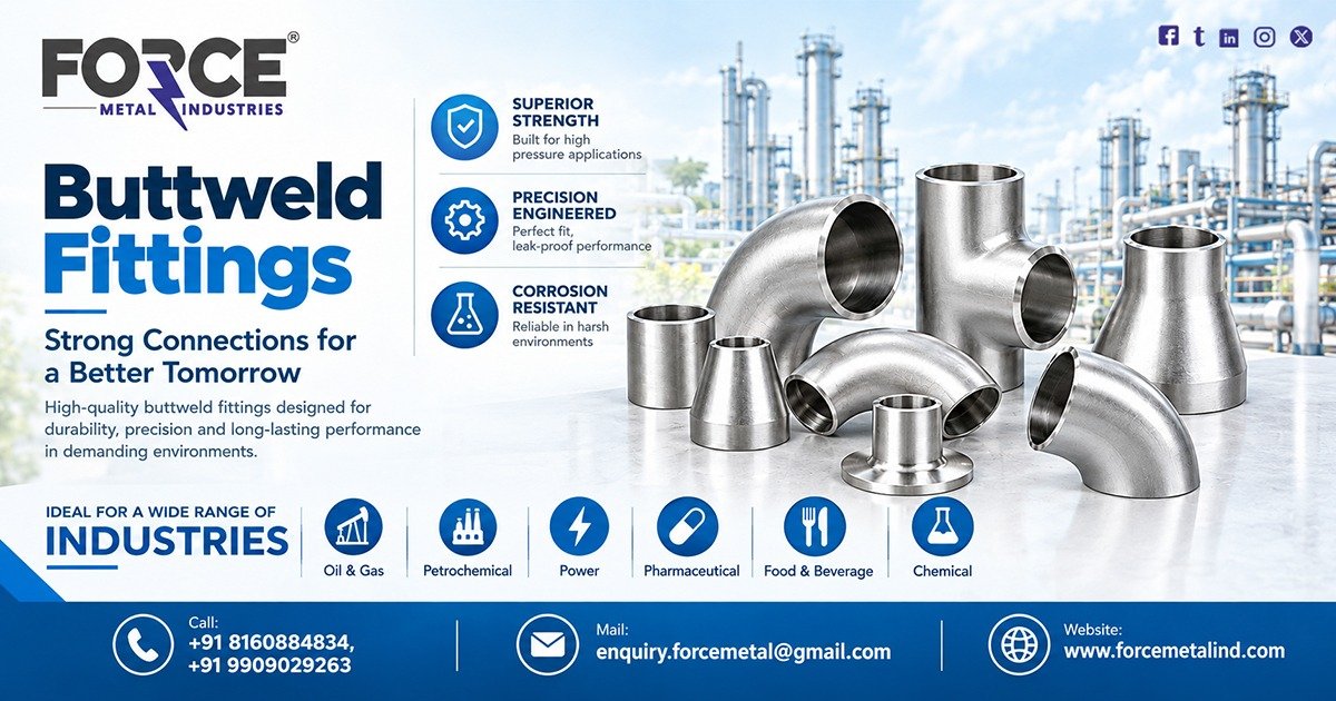 Best Buttweld Fittings Supplier in Uttar Pradesh
