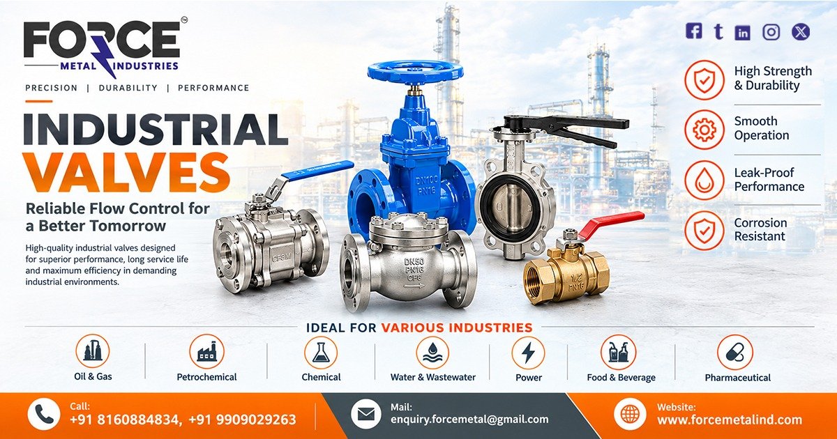 Industrial Valves Supplier in Rajasthan