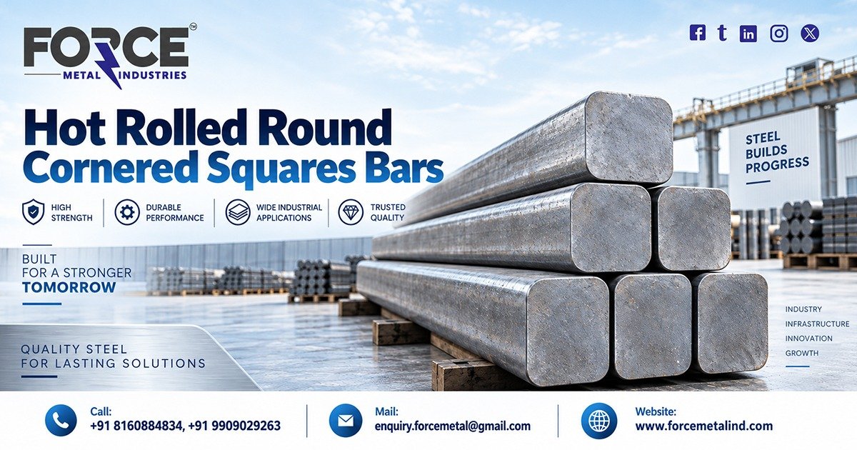 Hot Rolled Round Cornered Squares Bar in Uttar Pradesh