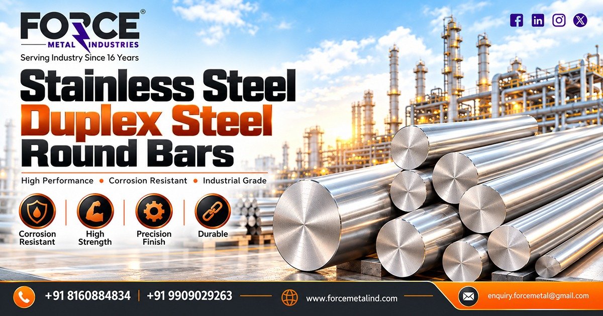 Duplex Stainless Steel Round Bar in Rajasthan
