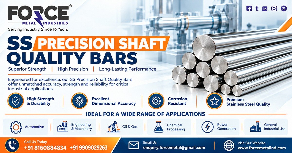 Stainless Steel Precision Shaft Quality Bar in Andhra Pradesh